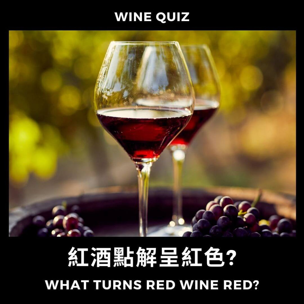 What Turns Red Wine Red?